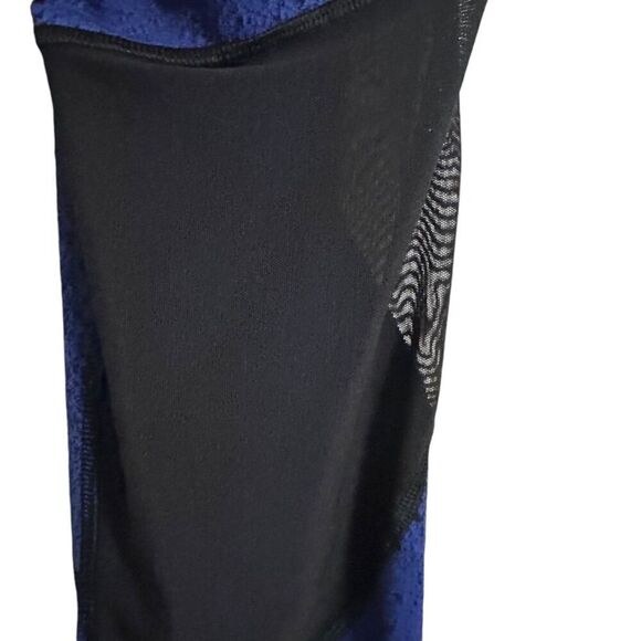 Lululemon Rush Hour High-Rise Crop Women's Size 6 Blue Black Stretch Breathable - Picture 7 of 9